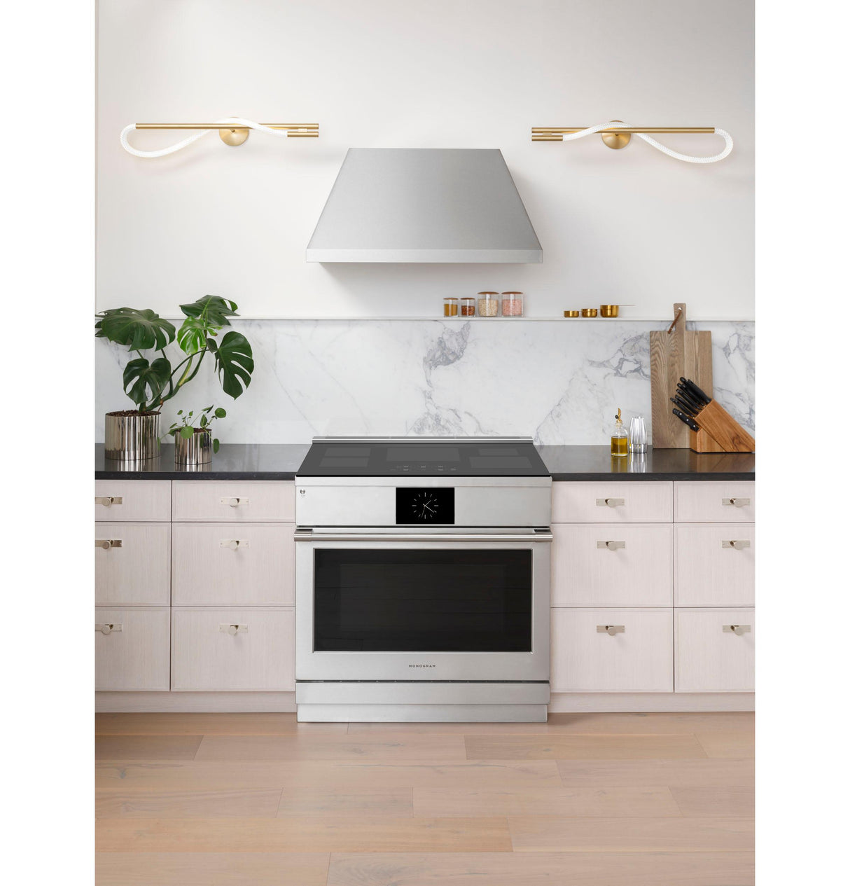 Monogram 36" Induction Professional Range with 5 elements
