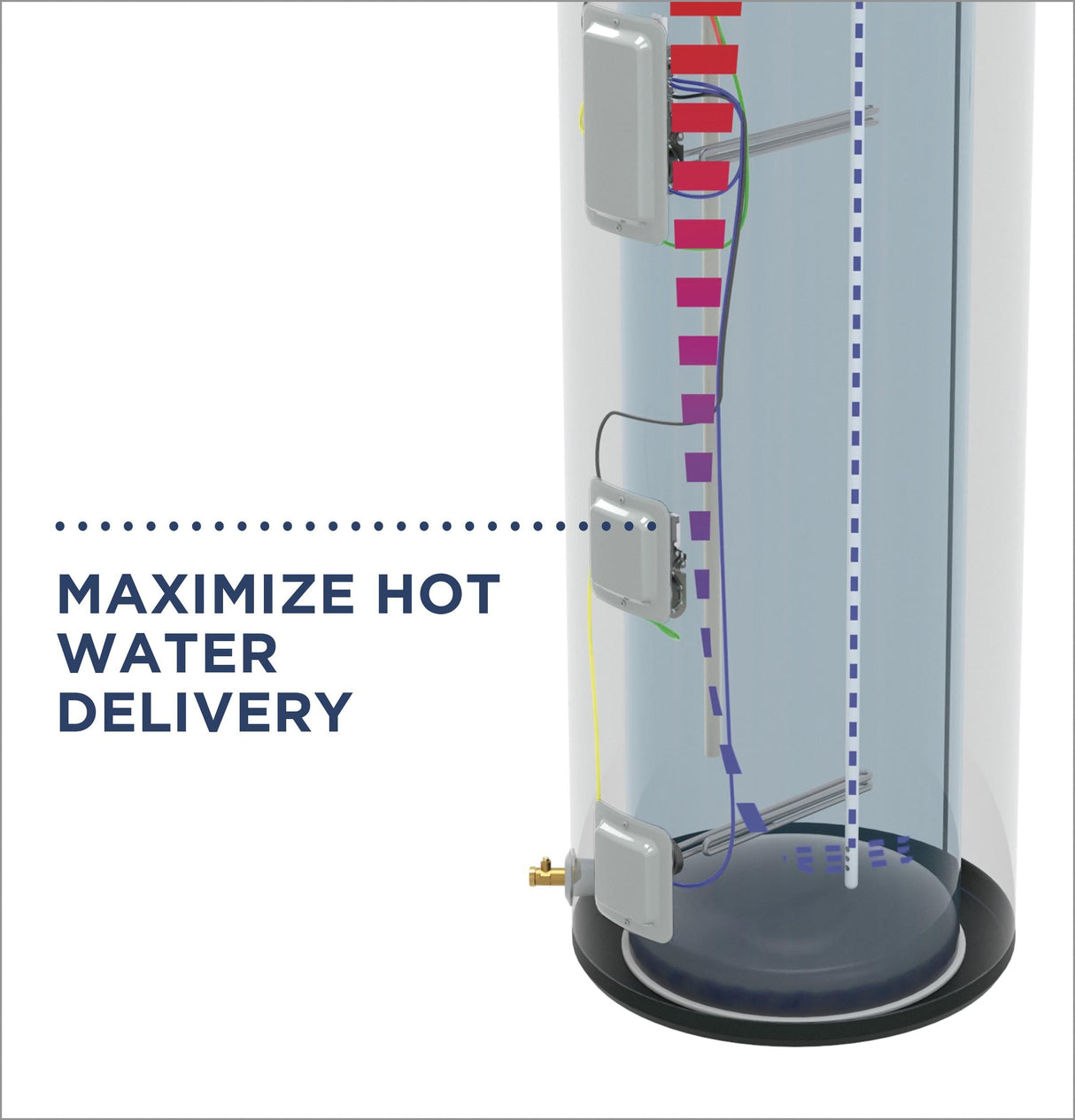 GE® Smart 50 Gallon Electric Water Heater with Flexible Capacity
