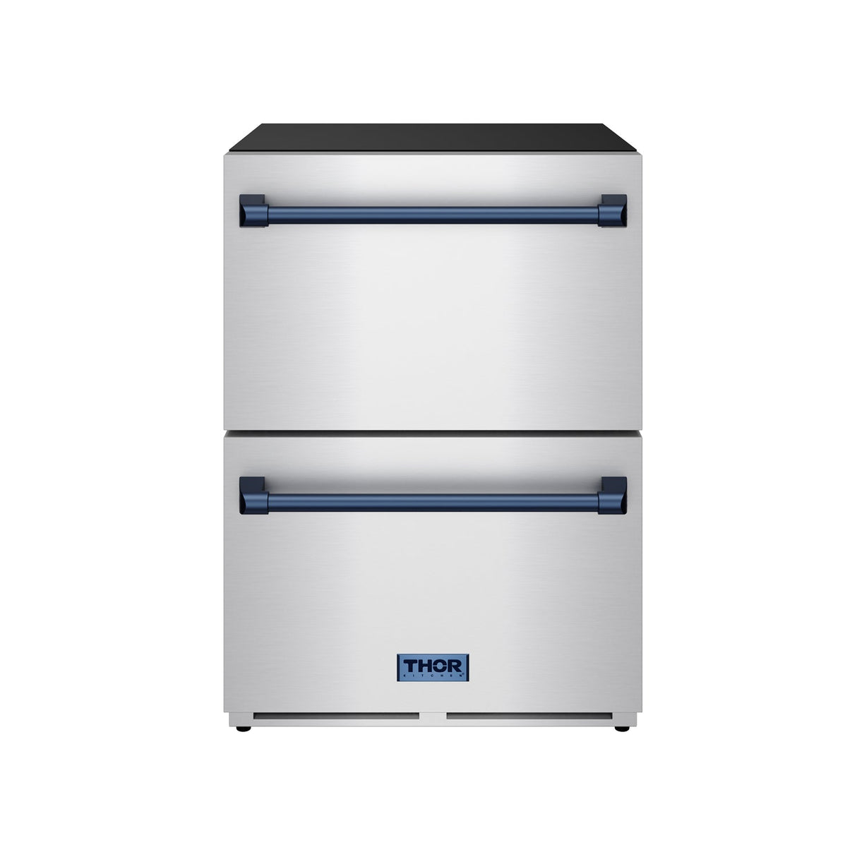 24 Inch Undercounter Built-in or Freestanding Drawer Refrigerator - Stainless Steel/blue Gordon Ramsay Series