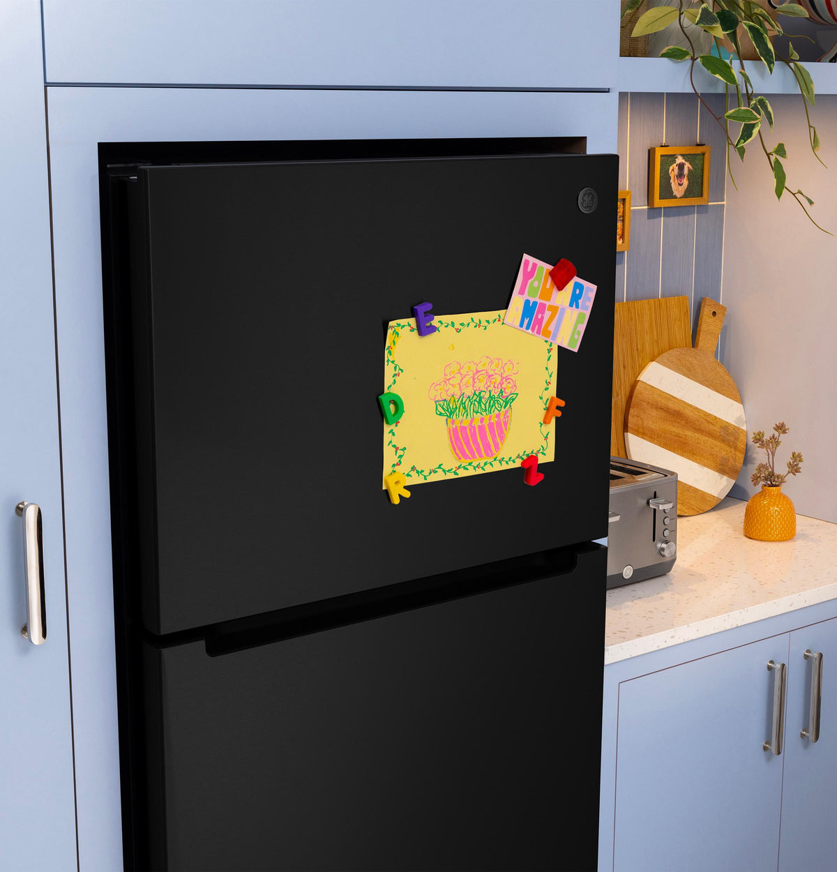 GE 19 Cu. Ft. Garage Ready Top-Freezer Refrigerator
