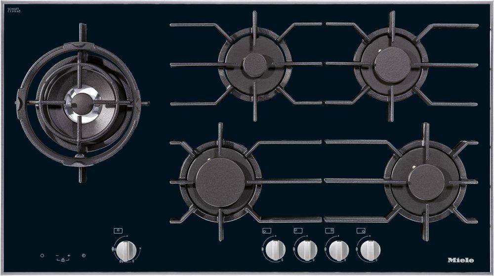 KM 3054 G - Gas cooktop with electronic functions for maximum safety and user convenience.
