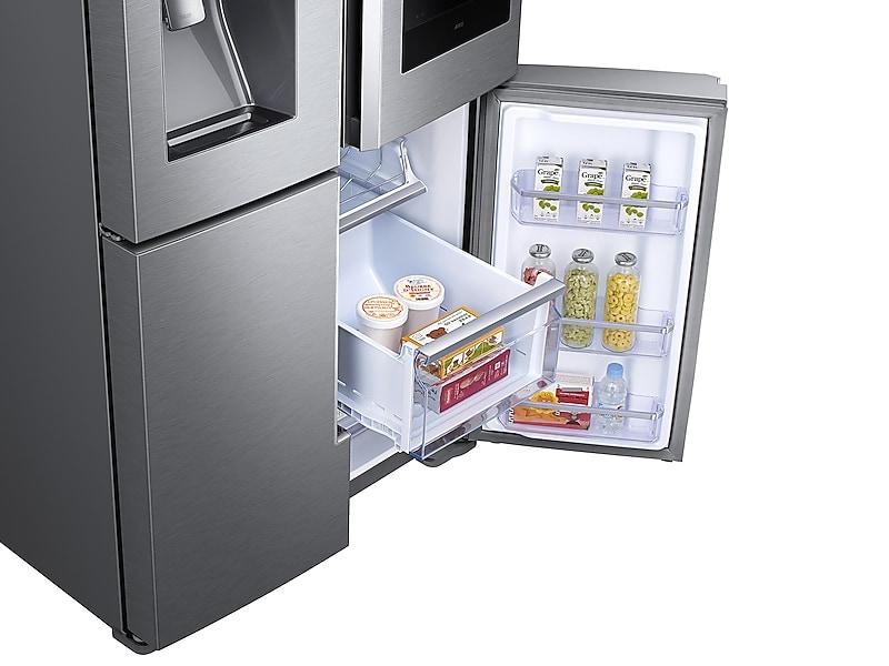 22 cu. ft. Family Hub™ Counter Depth 4-Door Flex™ Refrigerator in Stainless Steel
