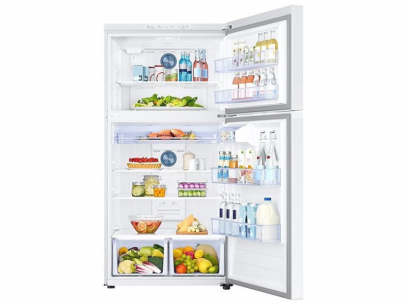 21 cu. ft. Top Freezer Refrigerator with FlexZone™ in White