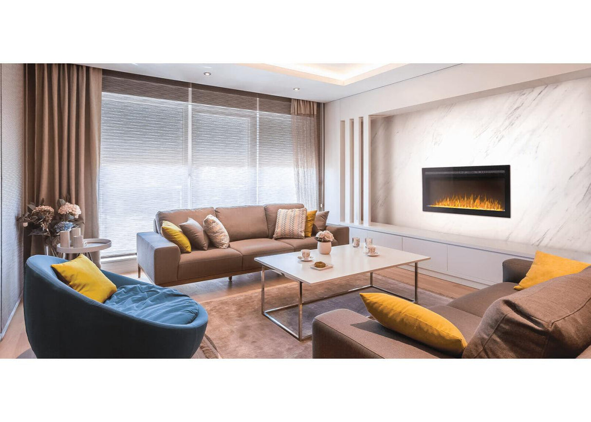 Purview? 60 Wall Hanging Electric Fireplace