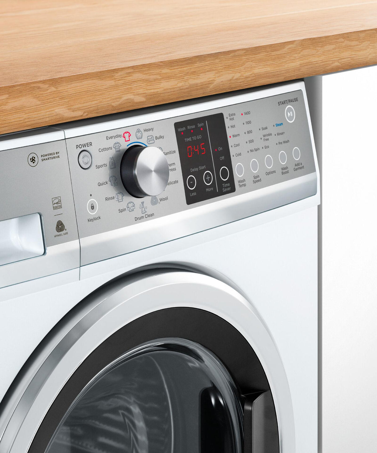 Front Load Washer, 2.4 cu ft, Time Saver