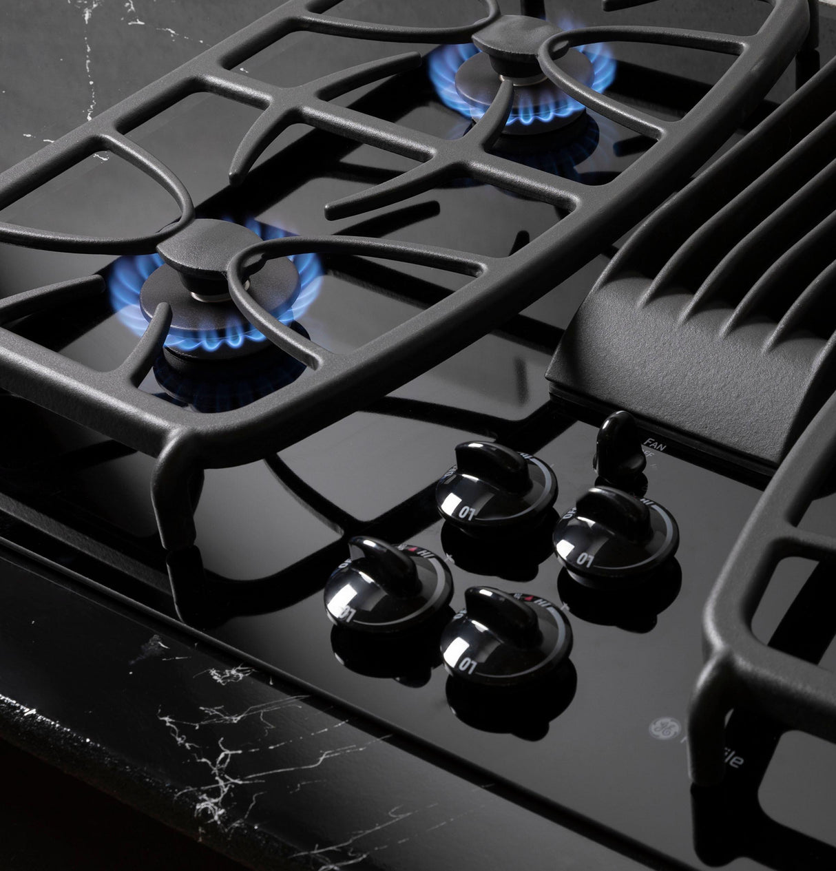 GE Profile™ 30" Built-In Gas Downdraft Cooktop