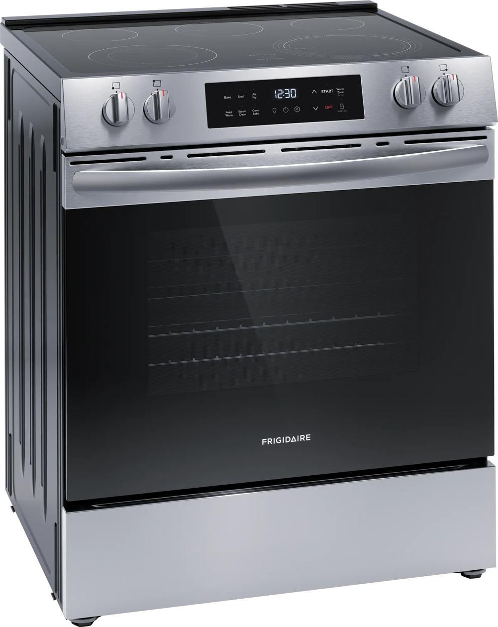 30" Front Control Electric Range with Air Fry