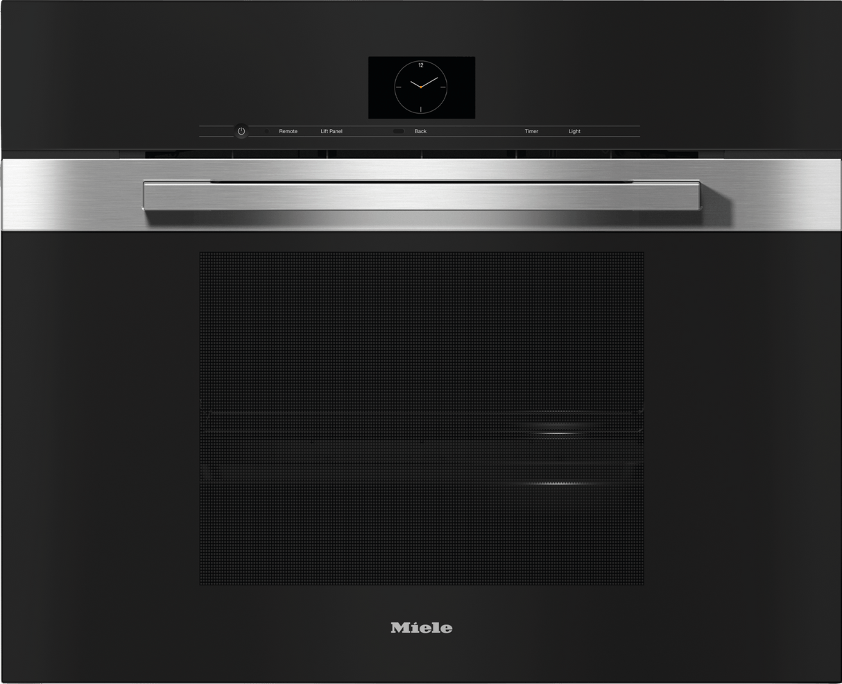 DGC 7680 Clean Touch Steel - 30" Combi-Steam Oven XXL for steam cooking, baking, roasting with roast probe + menu cooking.