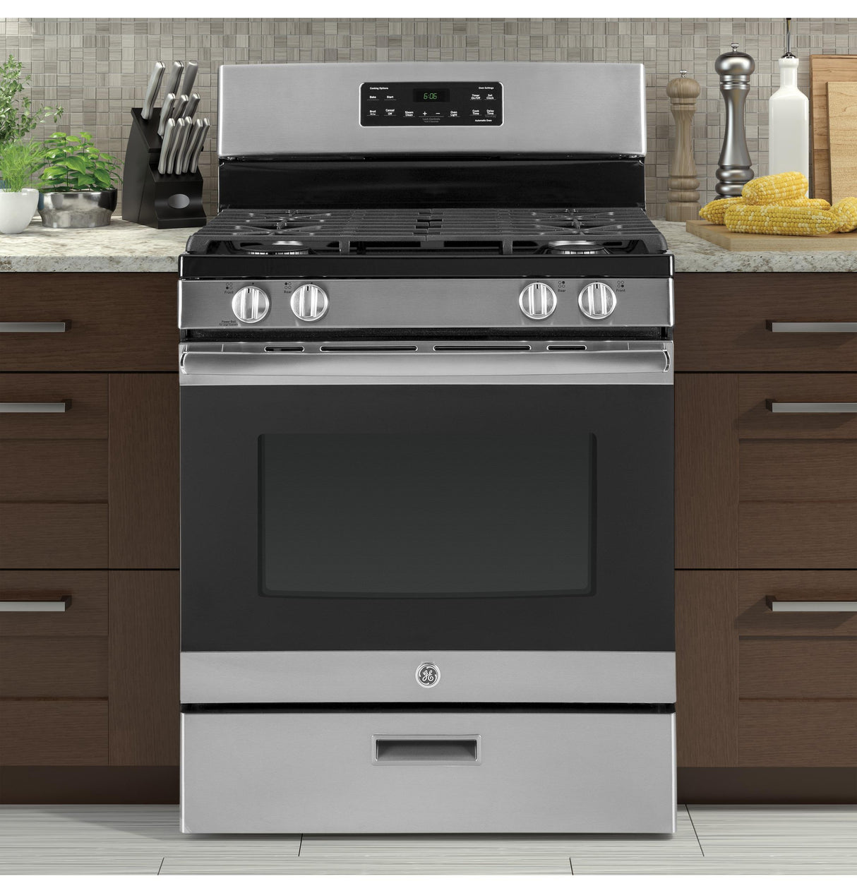 GE® 30" Free-Standing Gas Range