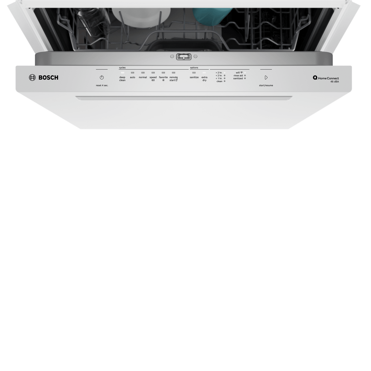 300 Series, built-under dishwasher, 24'', White