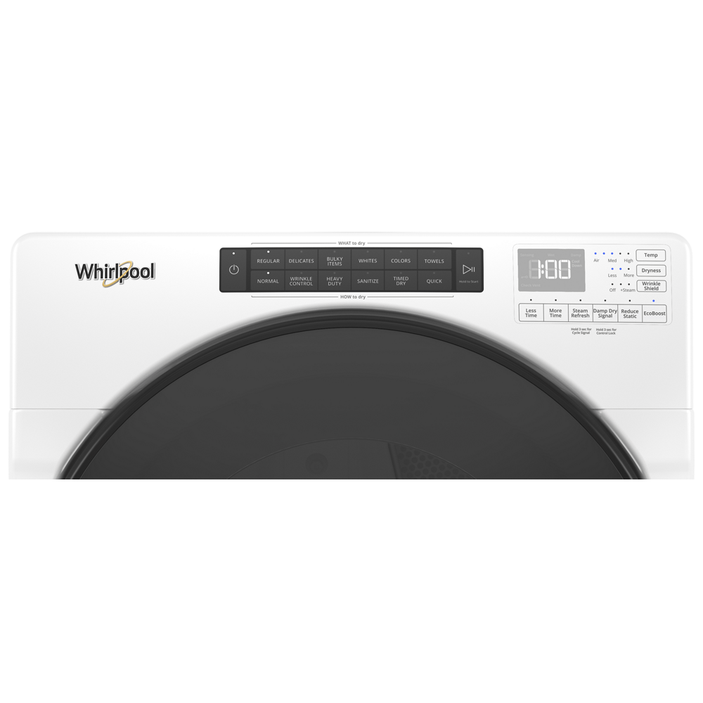 7.4 cu. ft. Front Load Gas Dryer with Steam Cycles
