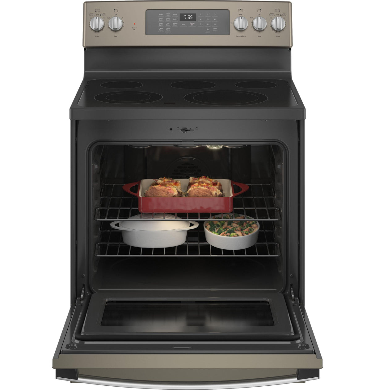 GE® 30" Free-Standing Electric Convection Range with No Preheat Air Fry