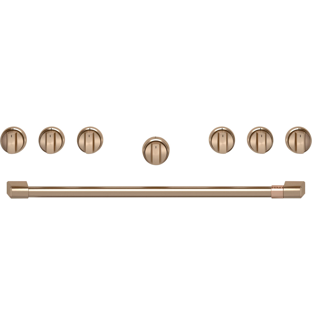 Café™ 36" Brushed Bronze Handle & Knob Set for Pro Range and Rangetop