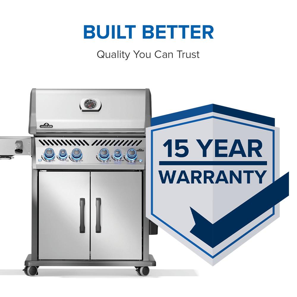 Rogue PRO-S 525 RSIB with Infrared Side and Rear Burner , Natural Gas, Stainless Steel