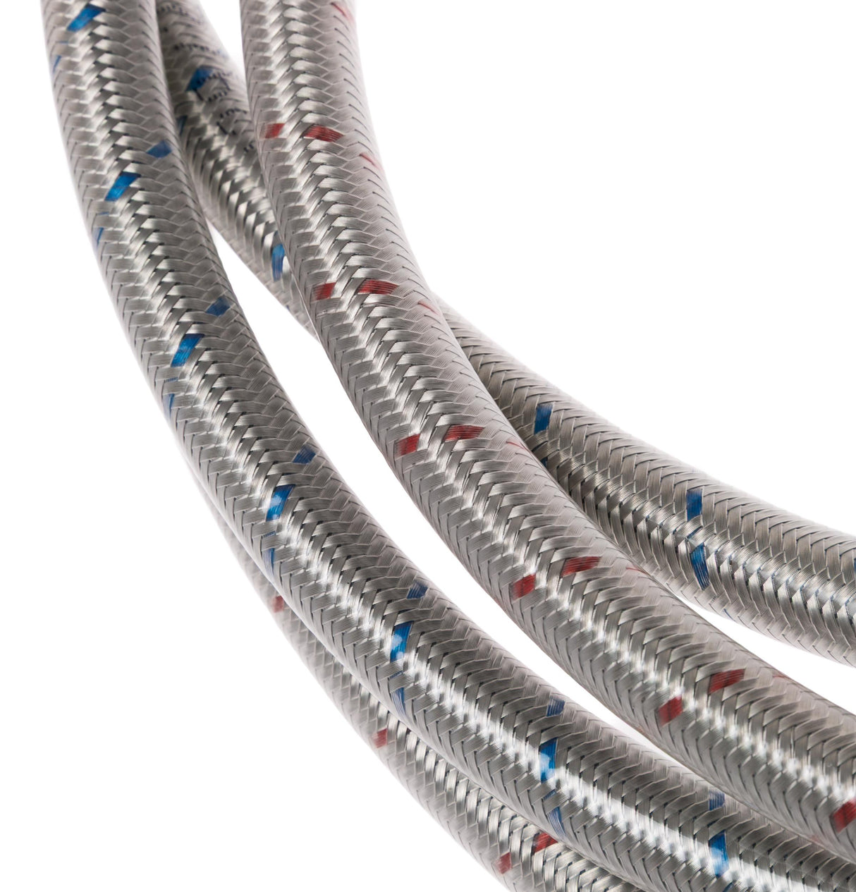 UNIVERSAL 6 FT STAINLESS STEEL WASHING MACHINE HOSES WITH 90 DEGREE ELBOW