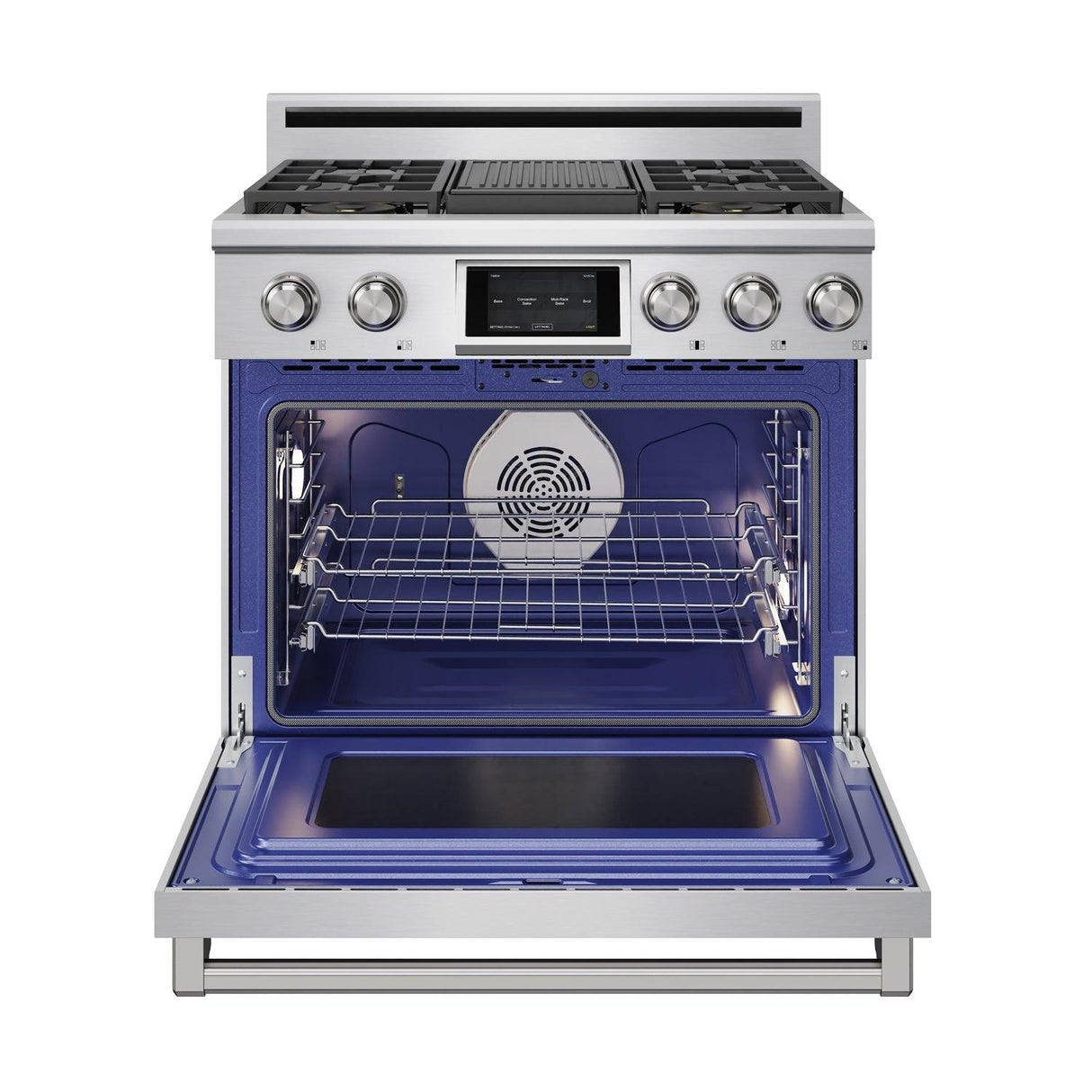 X Series 36-inch Professional Freestanding Dual Fuel Range Lp Converted