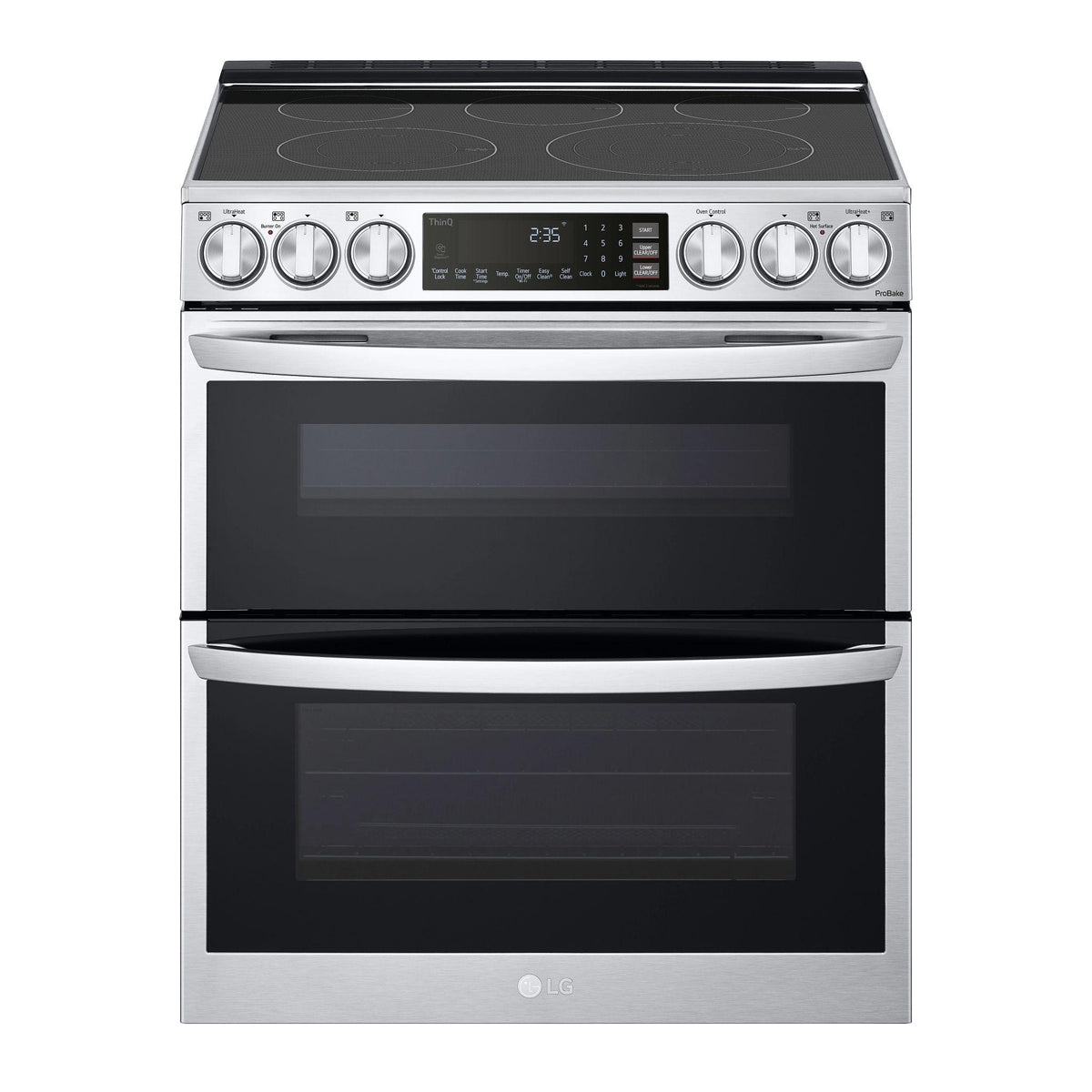 7.3 cu. ft. Smart Electric Double Oven Slide-in Range with InstaView®, ProBake® Convection, Air Fry, and Air Sous Vide