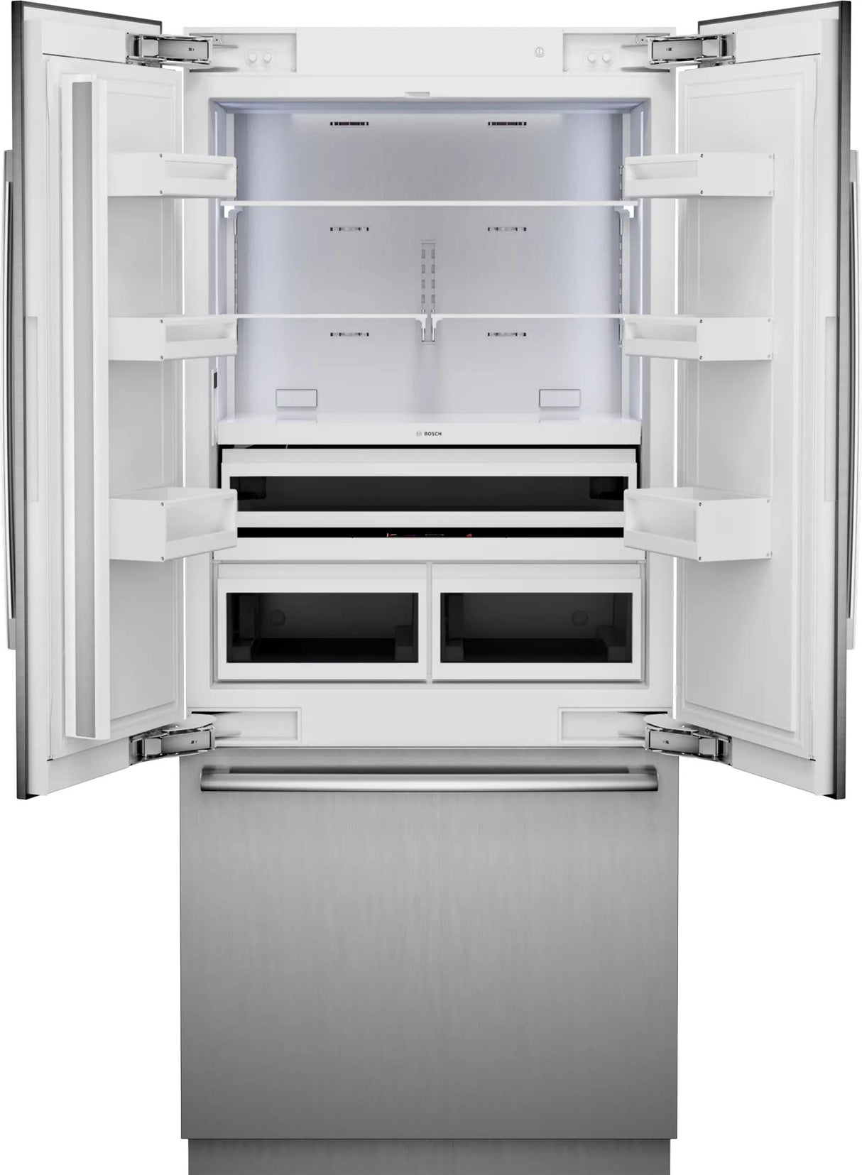 Benchmark™ Built-in Bottom Freezer Refrigerator 36'' Softclose® Flat Hinge