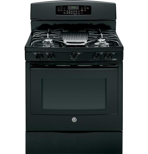 GE Profile™ Series 30" Dual-Fuel Free-Standing Range with Warming Drawer