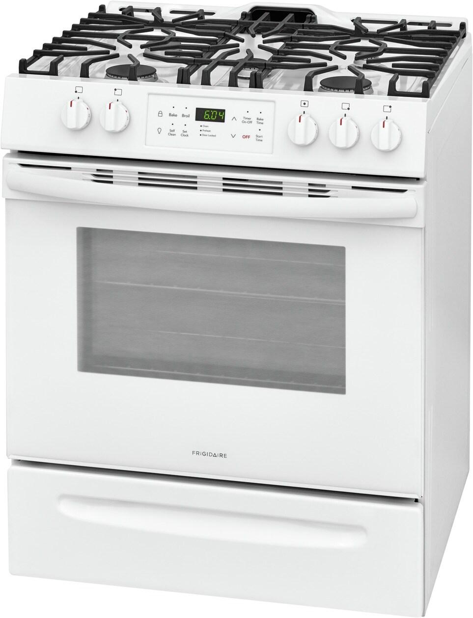 Frigidaire 30" Front Control Freestanding Gas Range