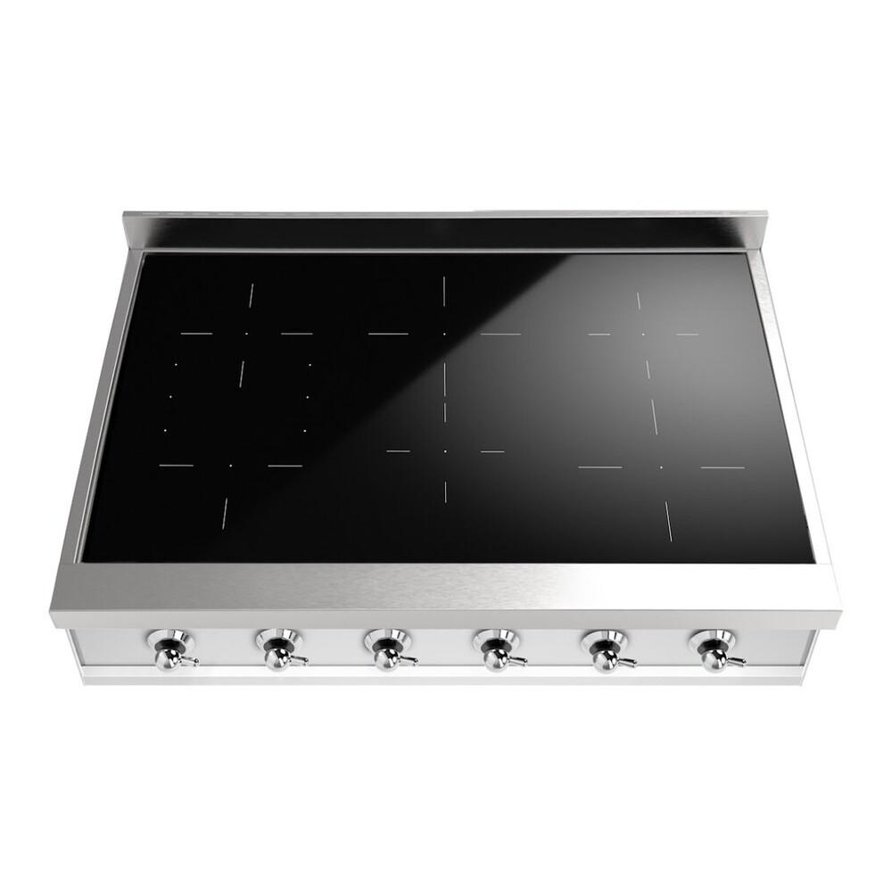 ILVE UHCPI366NSSC Nostalgie II 36 inch Built-In Induction Rangetop with 6 Elements (Chrome)