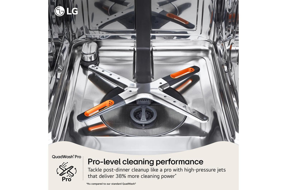 Smart FlushFit™ Top Control Dishwasher with 1-Hour Wash & Dry, QuadWash® Pro, and Dynamic Heat Dry™ w/AutoVent Dry™