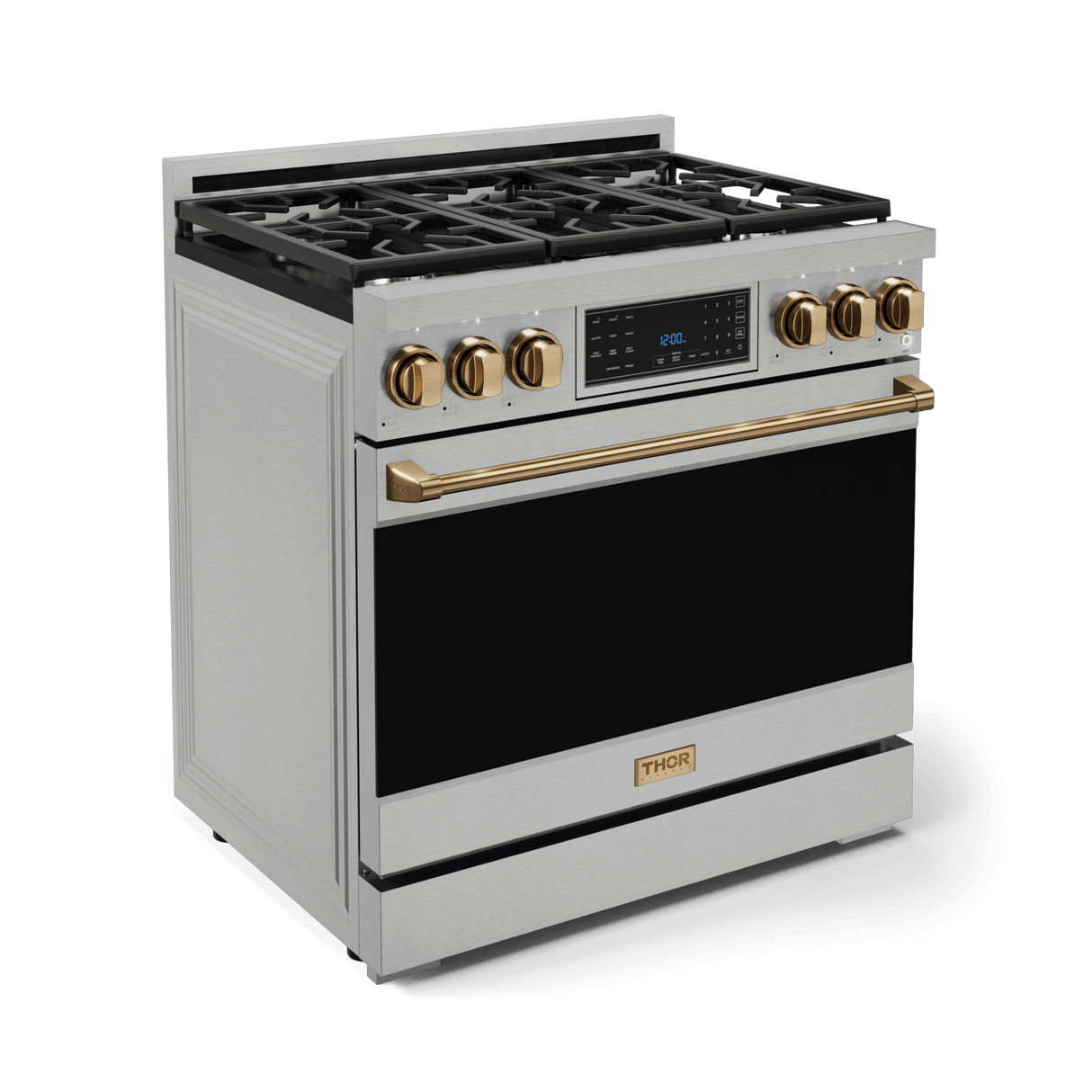 36 Inch Professional Lp Range With Tilt Panel Touch Control In Stainless Steel/bronze Gordon Ramsay Series