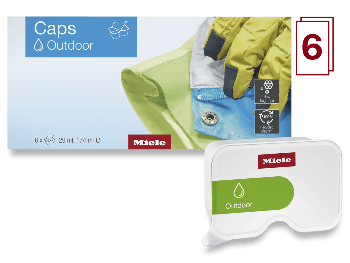 Outdoor capsules - 6-pack special detergent for high-quality functional clothing.