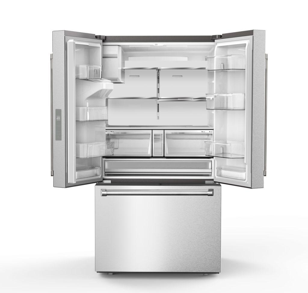 Thor Kitchen 36 Inch Professional French Door Refrigerator With Ice and Water Dispenser - Model Trf3628ffd