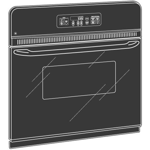 GE® 24" Electric Single Standard Clean Wall Oven