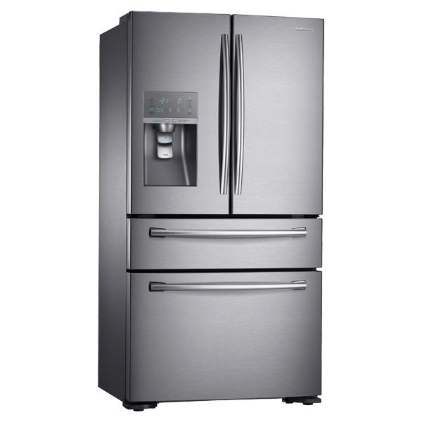 36" Wide, 23 cu. ft. Counter-Depth French Door Refrigerator with Sparkling Water Dispenser (Stainless Steel)