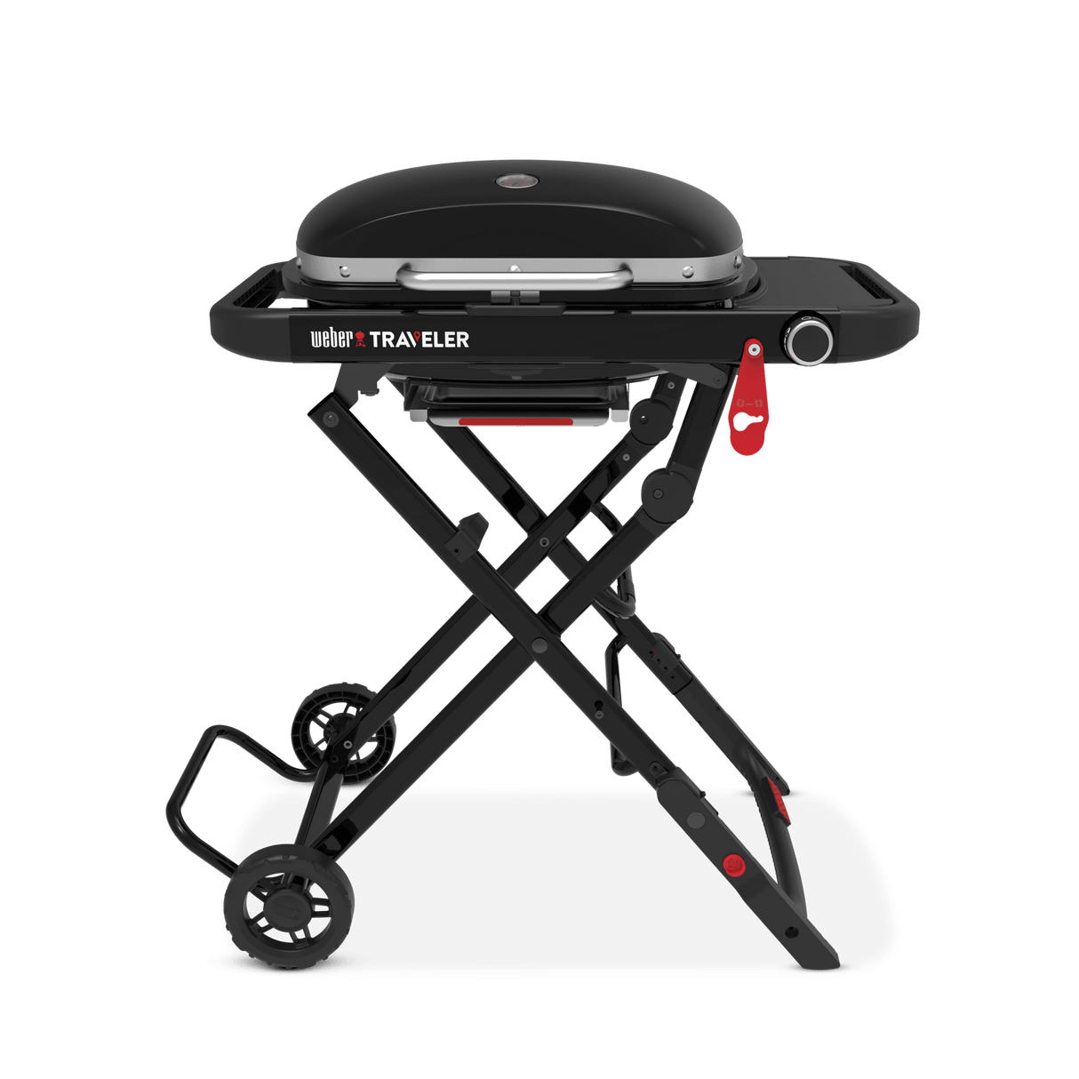 WEBER TRAVELER® COMPACT Portable Gas Grill - Black