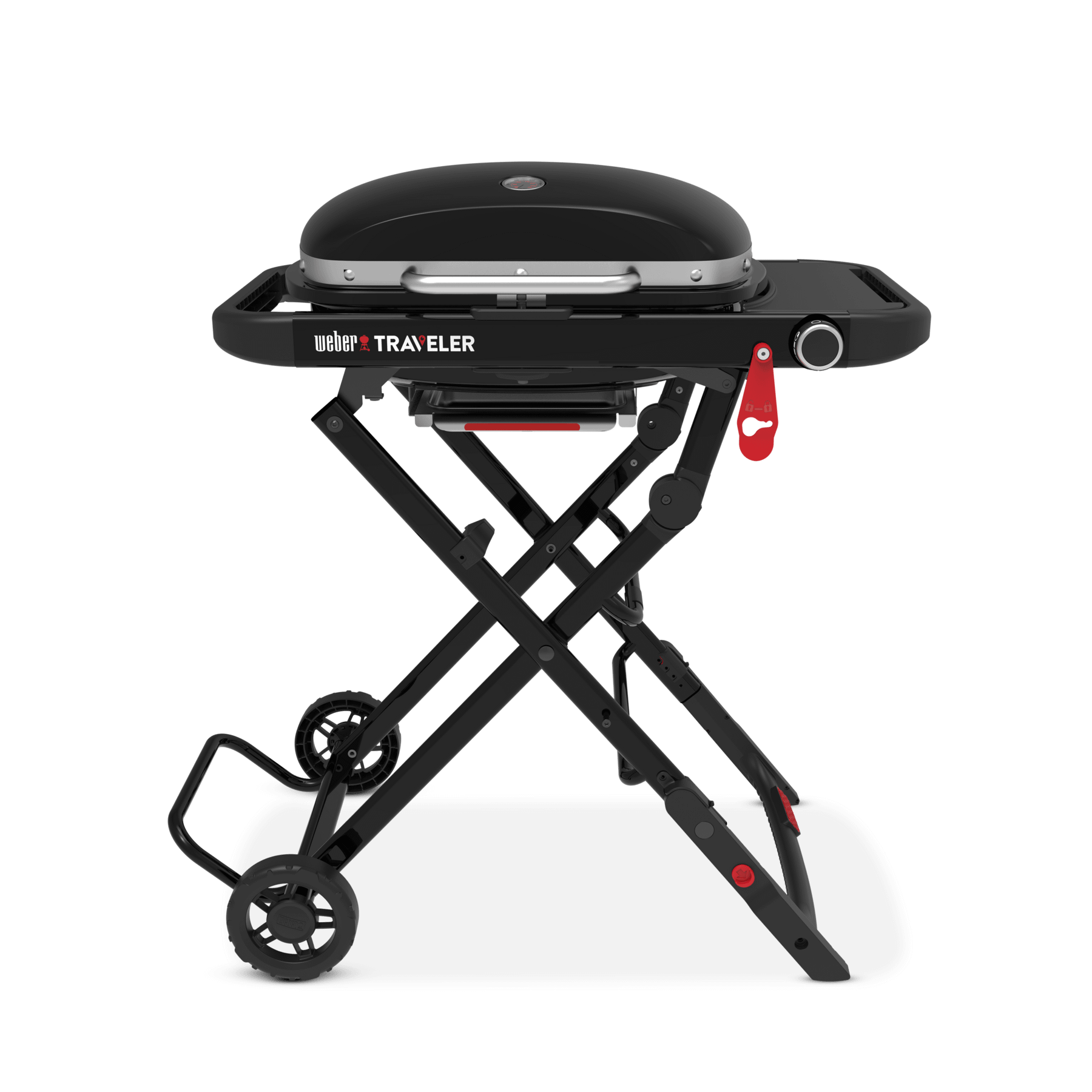WEBER TRAVELER® COMPACT Portable Gas Grill - Black