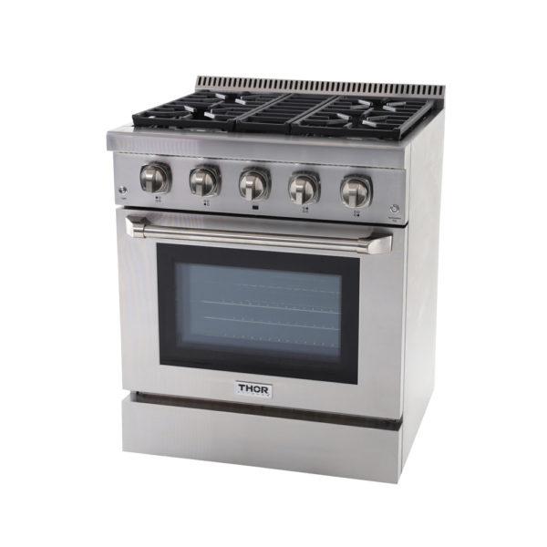 30 Inch Professional Dual Fuel Range In Stainless Steel