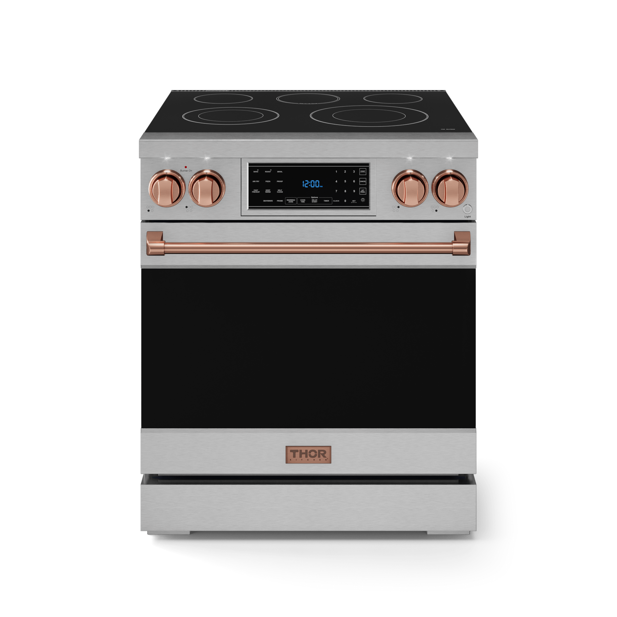 30 Inch Professional Electric Range With Tilt Panel Touch Control In Stainless Steel/rose Gold Gordon Ramsay Series