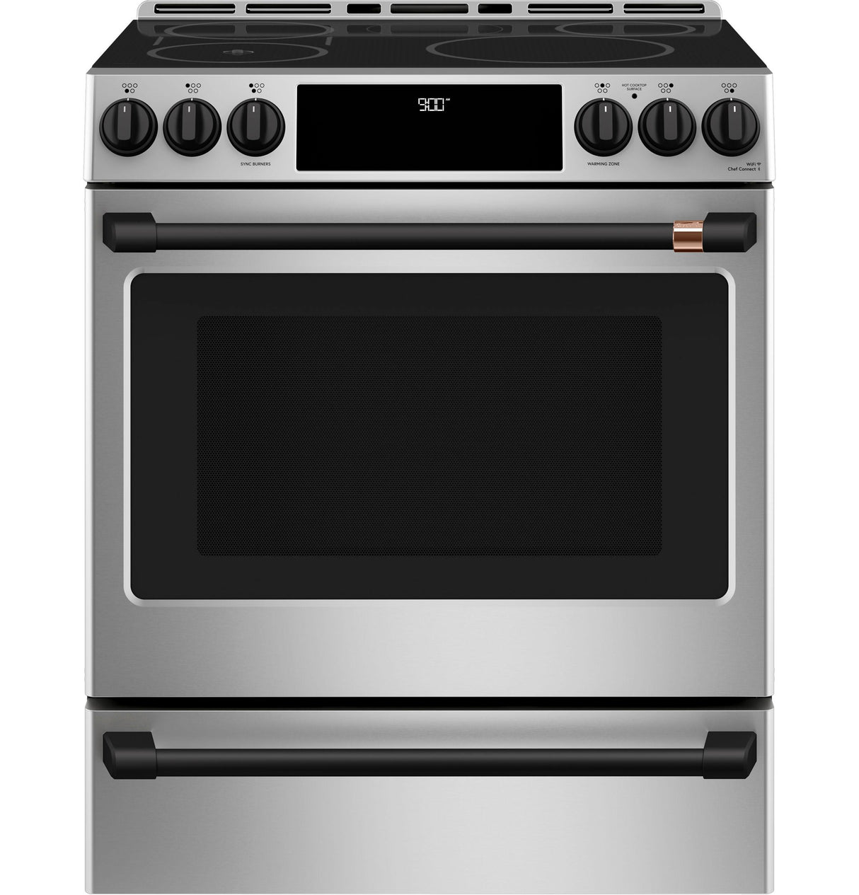 Café™ 30" Smart Slide-In, Front-Control, Induction and Convection Range with In-Oven Camera