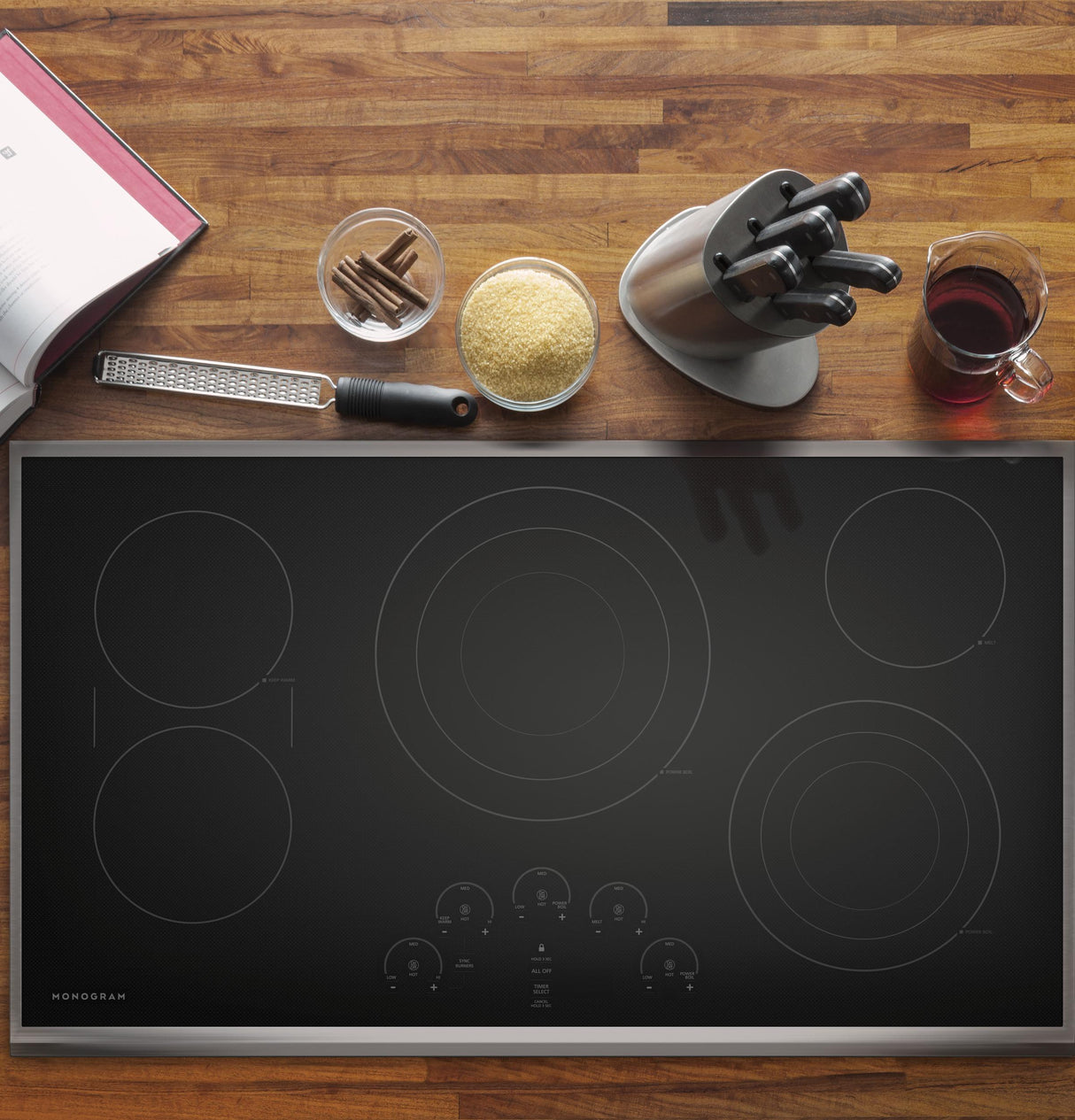 Monogram 36" Touch Control Electric Cooktop
