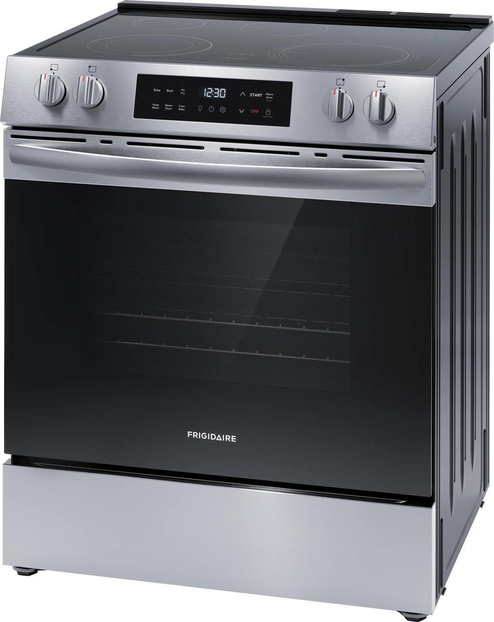 30" Front Control Electric Range with Air Fry