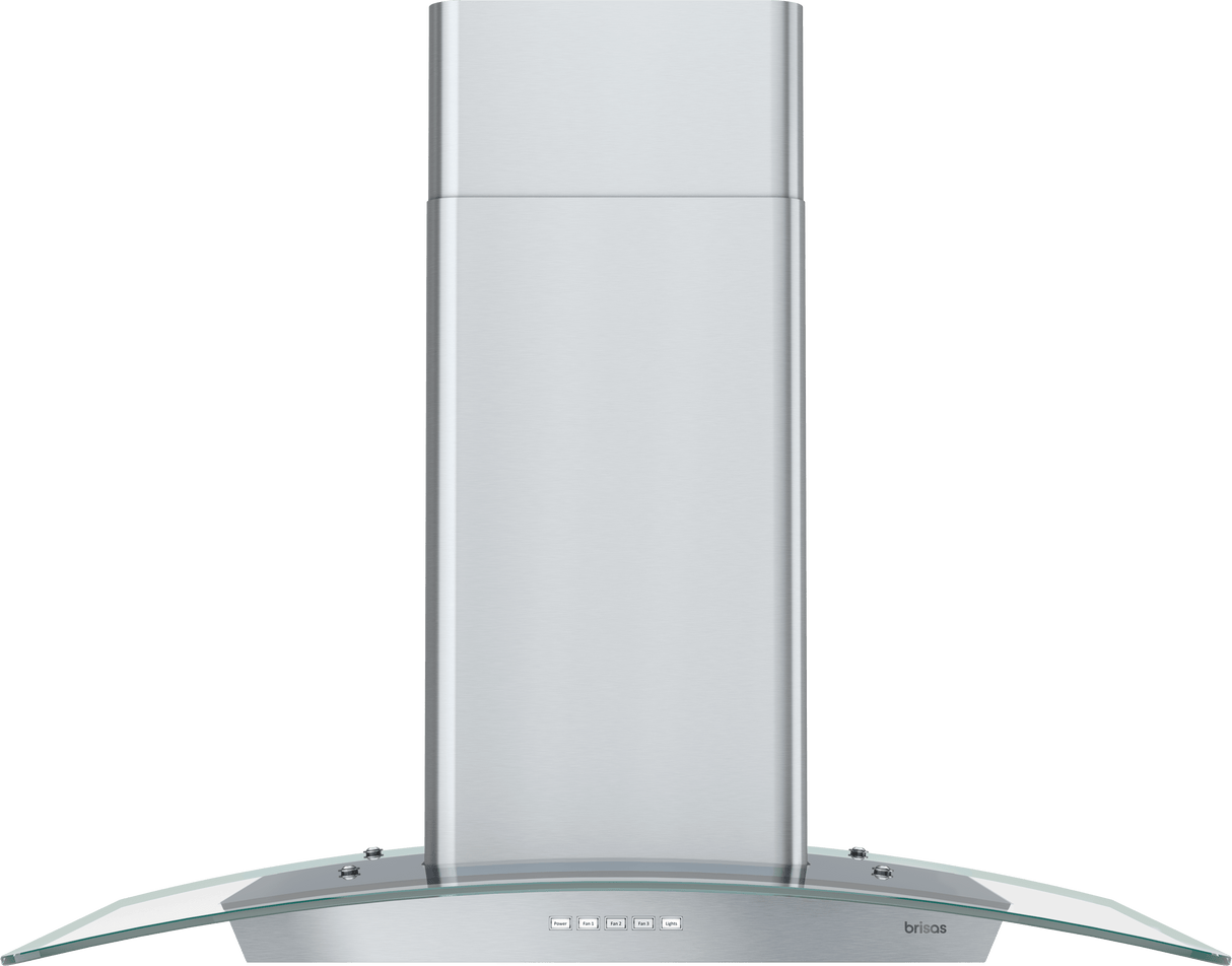Brisas Curved Glass Island, 30" G, ACT, LED
