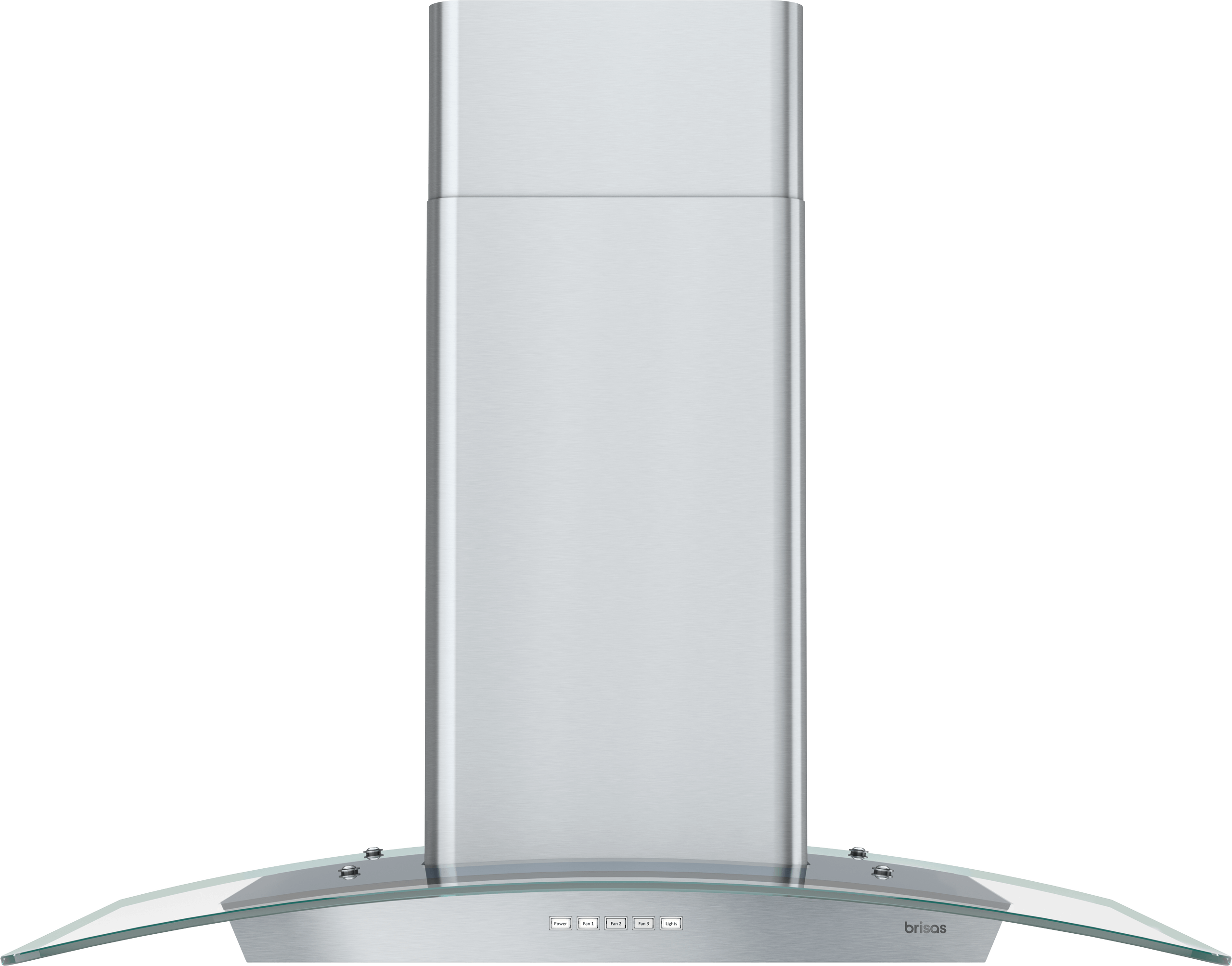 Brisas Curved Glass Island, 30" G, ACT, LED