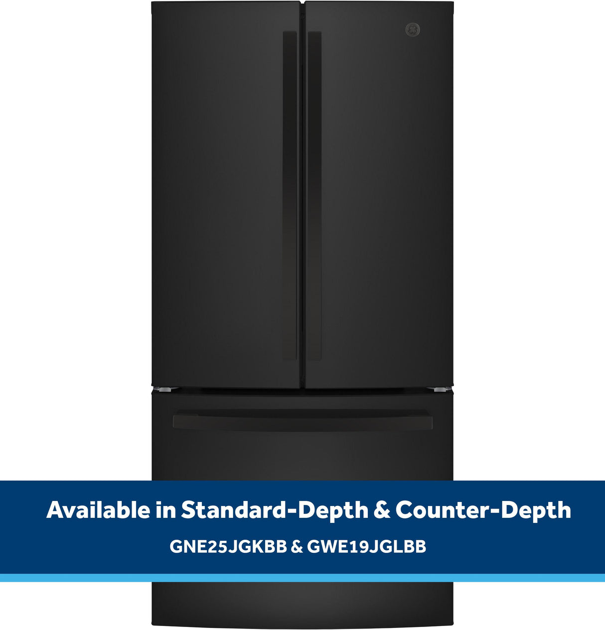 GE® ENERGY STAR® 18.6 Cu. Ft. Counter-Depth French-Door Refrigerator