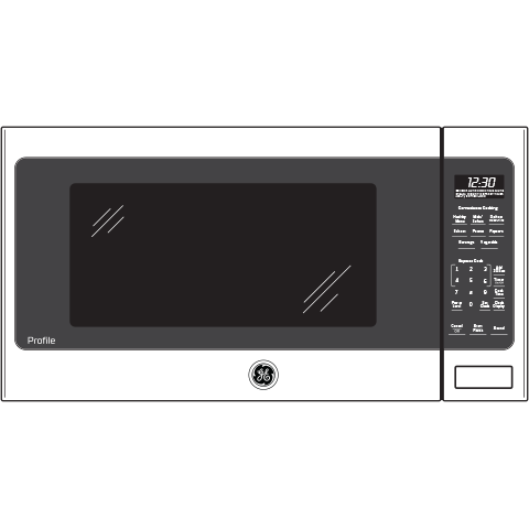 GE Profile™ 2.2 Cu. Ft. Countertop Sensor Microwave Oven