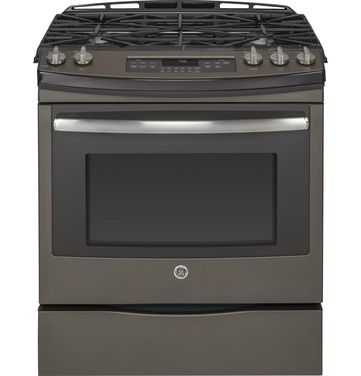 GE® 30" Slide-In Front Control Gas Range