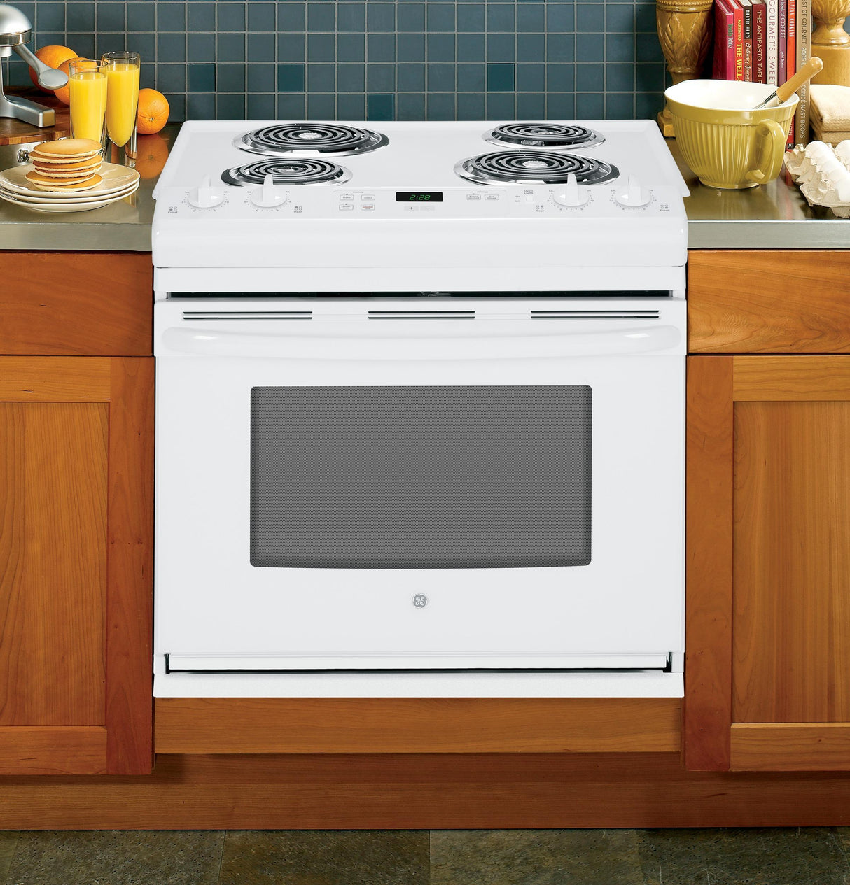GE® 30" Drop-In Electric Range