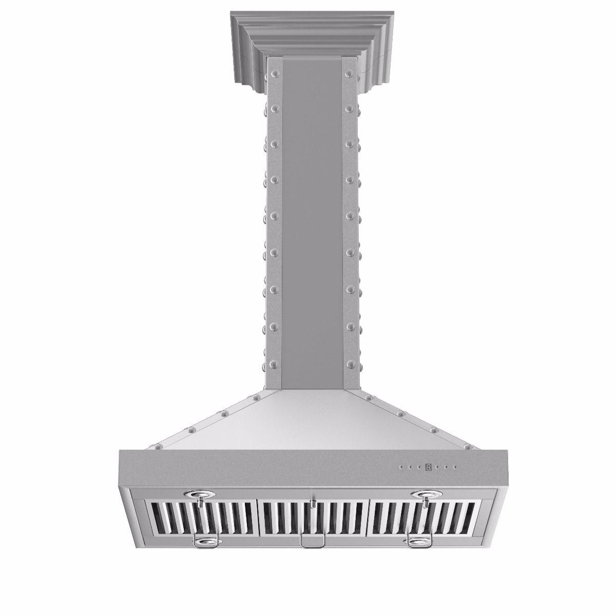 ZLINE 36" Designer Series Stainless Island Range Hood (KB2i-4SSXS-36)