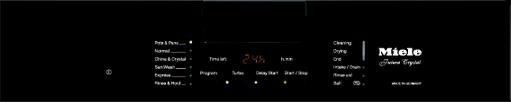G 5225 Futura Crystal Series Dishwasher - Clean Touch Steel