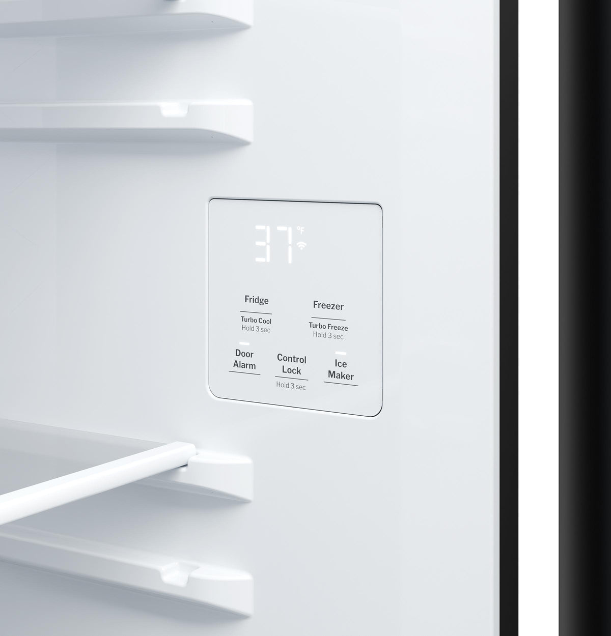 GE® 23.6 Cu. Ft. Counter-Depth Side-By-Side Refrigerator with Extra Tall Dispenser and In-Door Icemaker