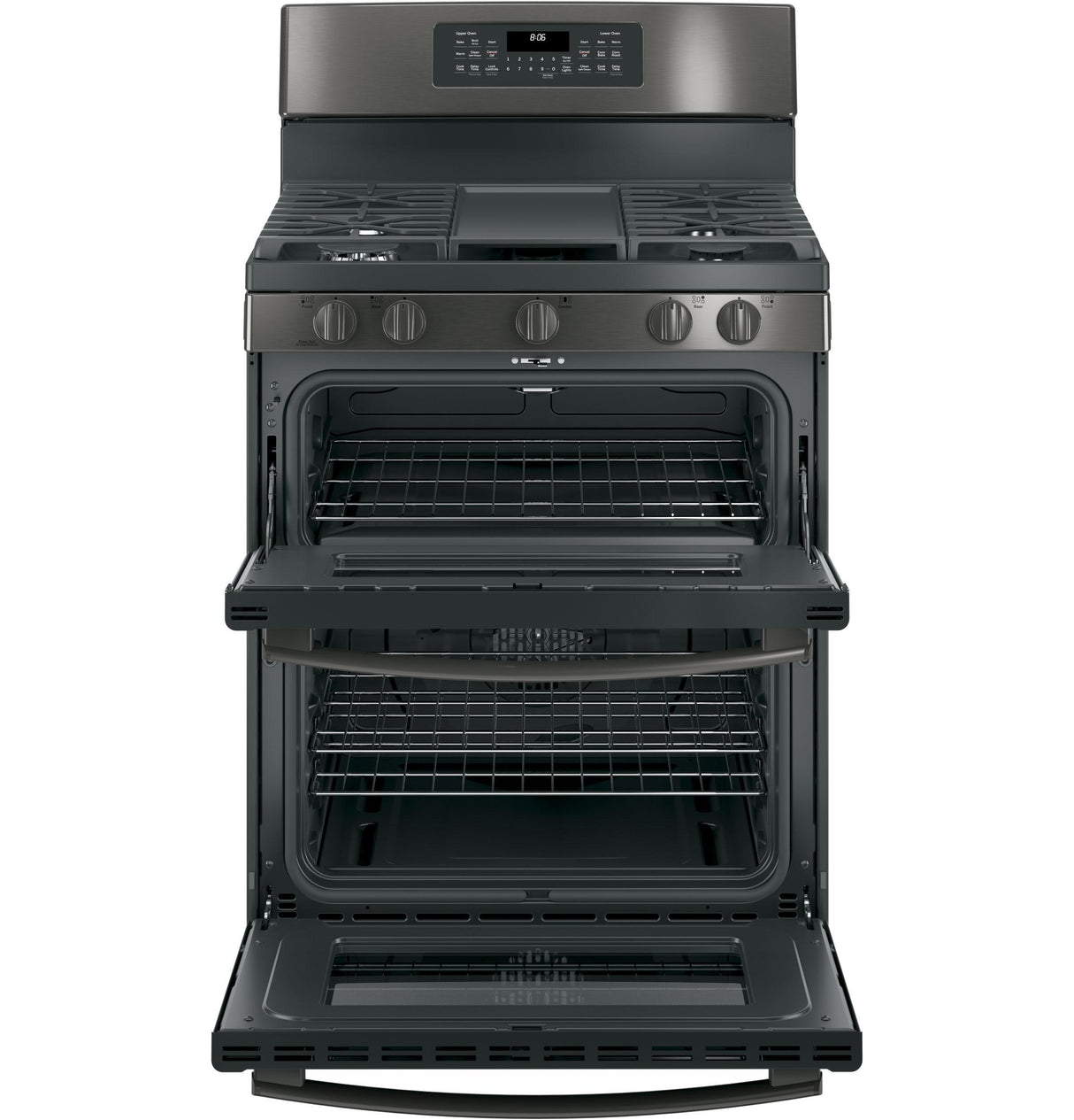 GE® 30" Free-Standing Gas Double Oven Convection Range