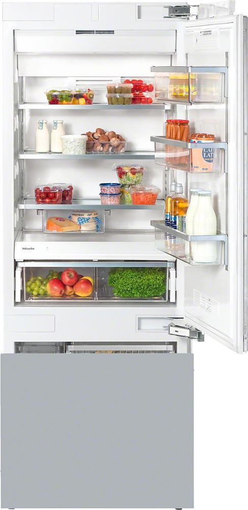 KF 1803 SF MasterCool fridge-freezer with large storage space and high-quality features for exacting demands.