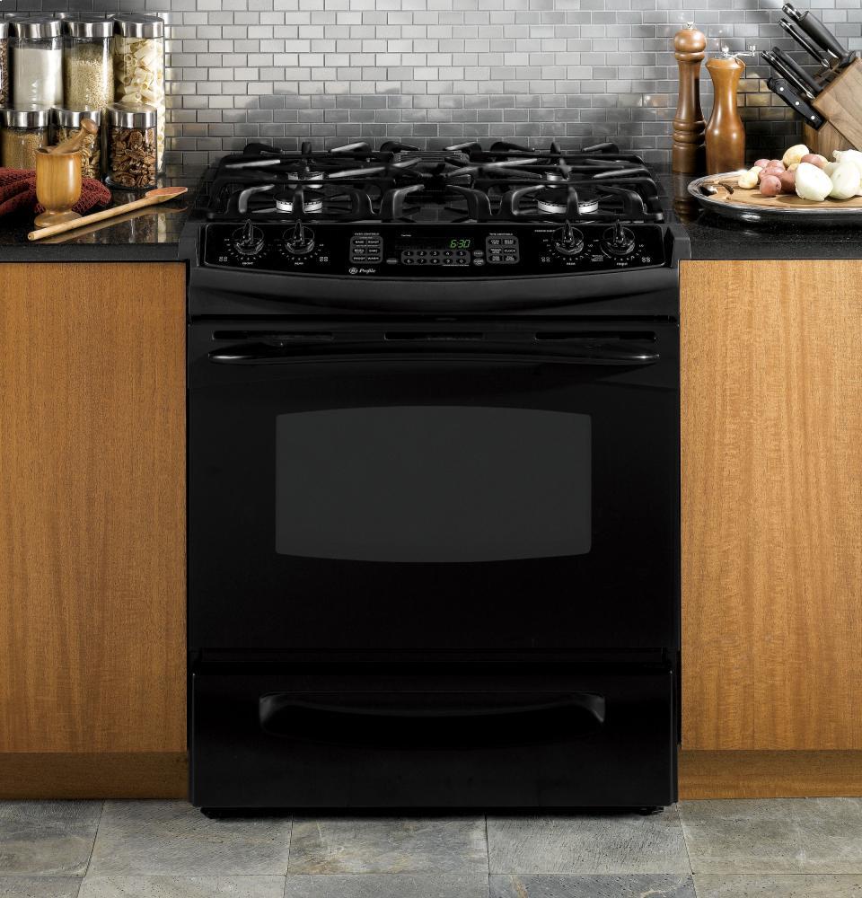 GE Profile 30" Slide-In Gas Range